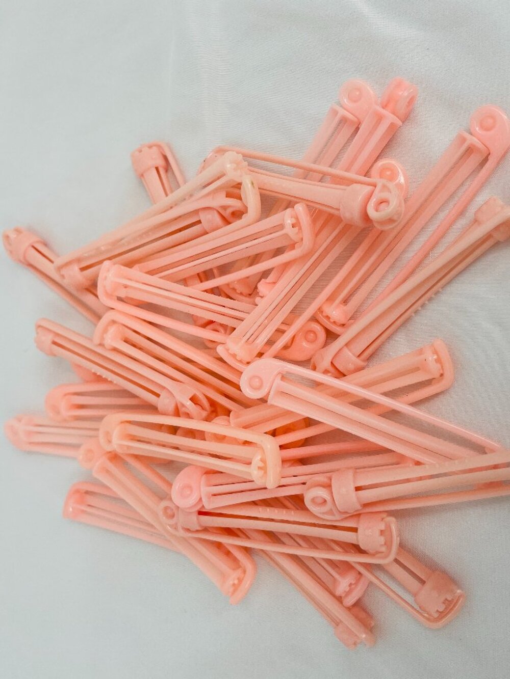 Vintage 1980s Perm Curlers (28 Pieces in Set)